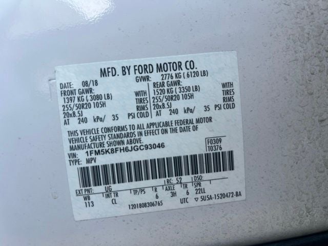 2018 Ford Explorer Limited