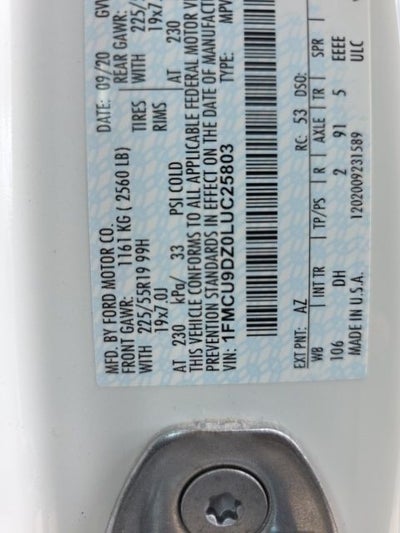 2020 Ford Escape Hybrid Titanium