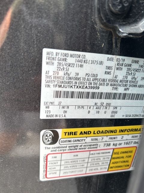 2019 Ford Expedition Limited