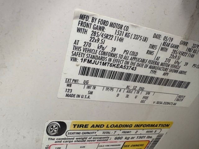 2019 Ford Expedition Platinum