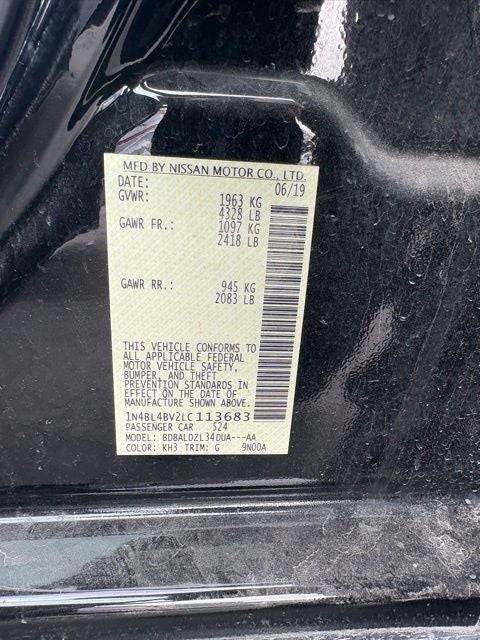 2020 Nissan Altima 2.5 S