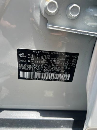 2021 Subaru Outback Touring