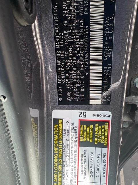 2023 Toyota Camry Hybrid XLE