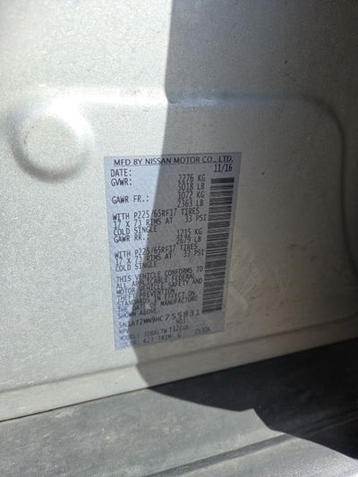 2017 Nissan Rogue SV