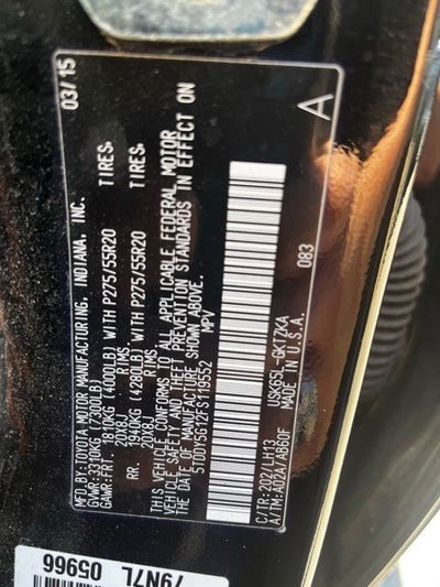 2015 Toyota Sequoia Platinum