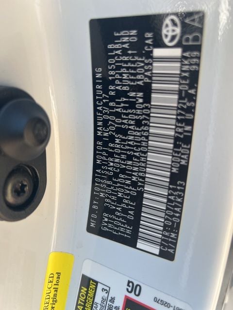 2017 Toyota Corolla L