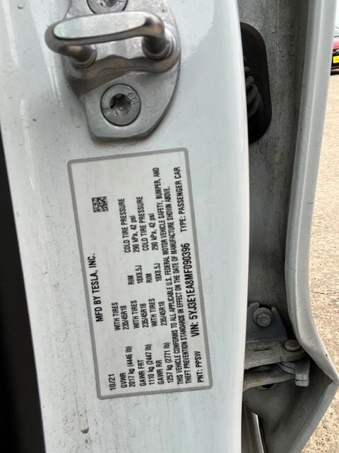 2021 Tesla Model 3 Standard Range Plus