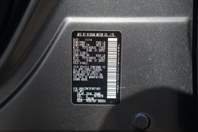 2015 INFINITI QX80 Base