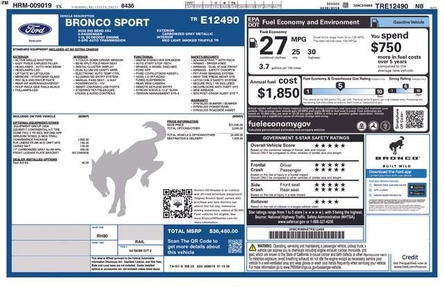 2026 Ford Bronco Sport Big Bend®