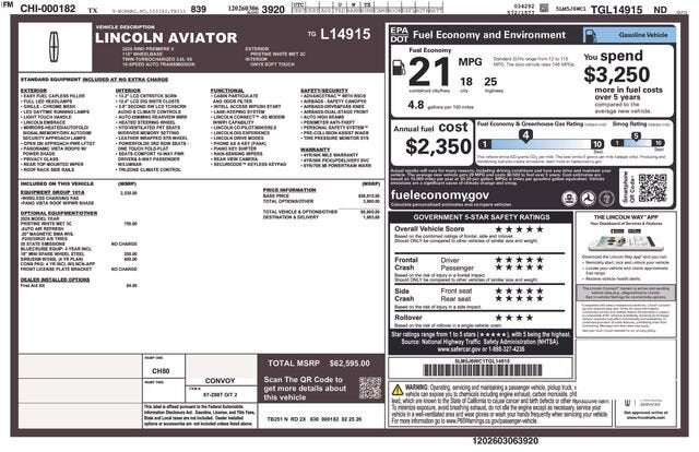 2026 Lincoln Aviator Premiere®