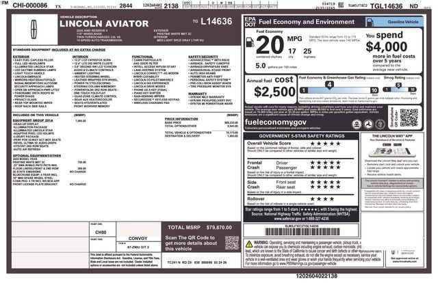 2026 Lincoln Aviator Reserve®
