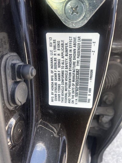 2013 Honda Civic Sdn EX-L