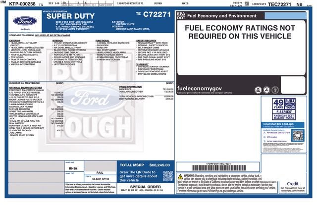 2026 Ford F-350SD XL 169 WB