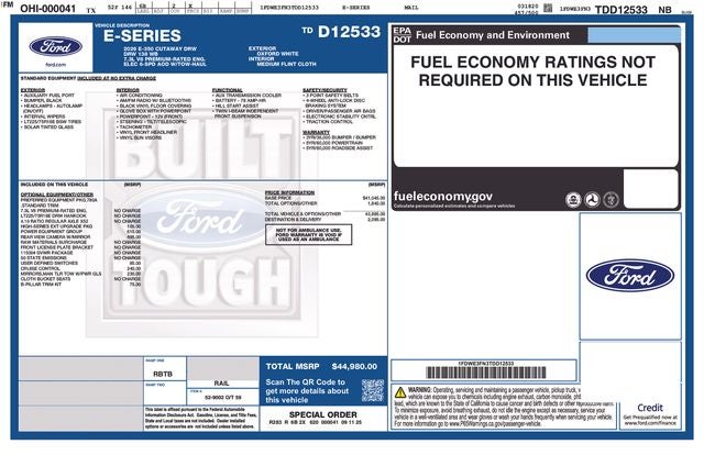 2026 Ford E-350SD Base Cutaway