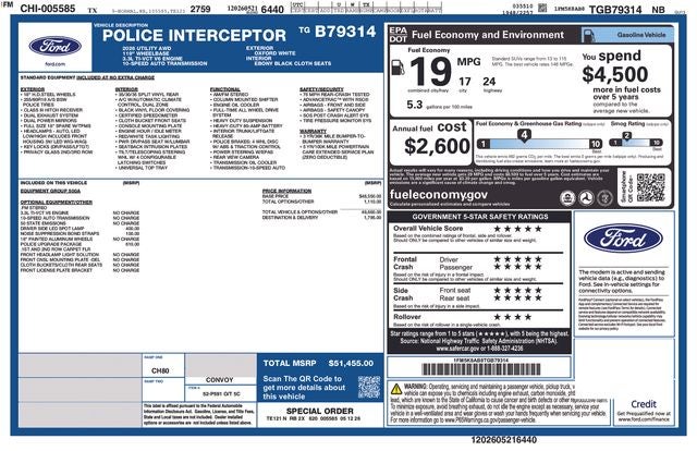 2026 Ford Utility Police Interceptor Base