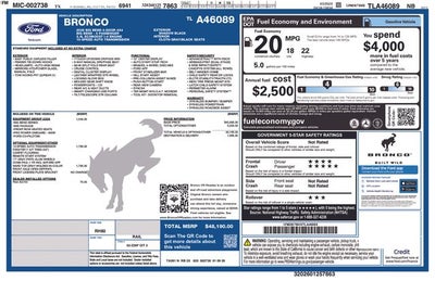 2026 Ford Bronco Big Bend IN-SERVICE FCTP