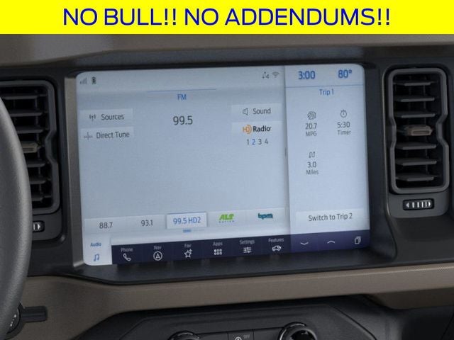 2026 Ford Bronco Big Bend IN-SERVICE FCTP