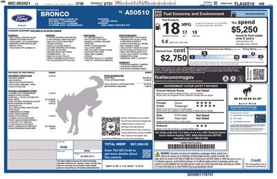 2026 Ford Bronco Big Bend IN-SERVICE FCTP