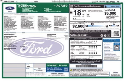 2027 Ford Expedition Tremor