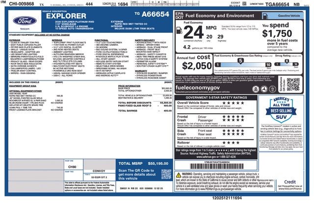 2026 Ford Explorer Platinum IN-SERVICE FCTP