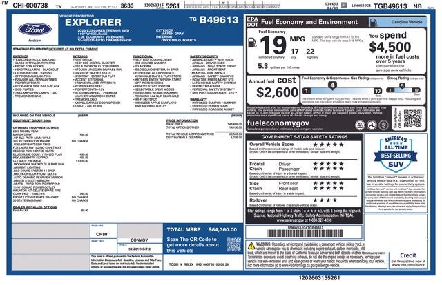 2026 Ford Explorer Tremor