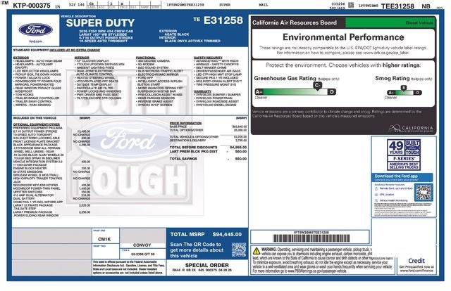 2026 Ford F-250SD Lariat Harley-Davidson