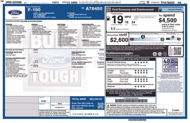 2026 Ford F-150 STX IN-SERVICE FCTP