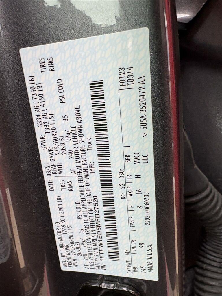 2021 Ford F-150 Platinum