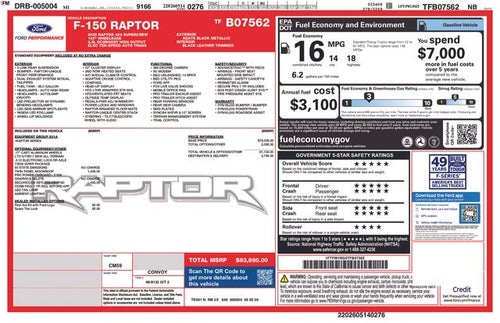 2026 Ford F-150 Raptor