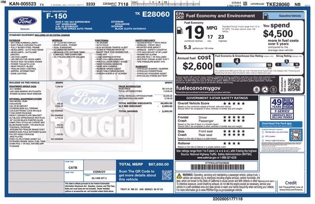 2026 Ford F150 XLT