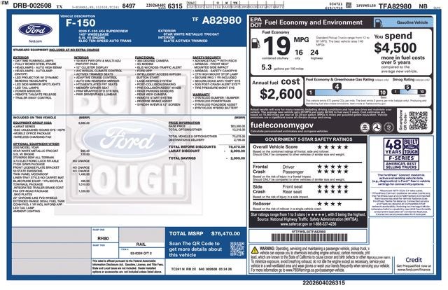 2026 Ford F-150 Lariat
