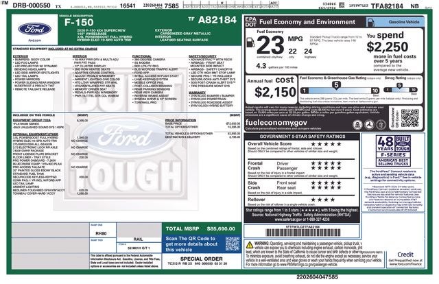 2026 Ford F-150 Platinum