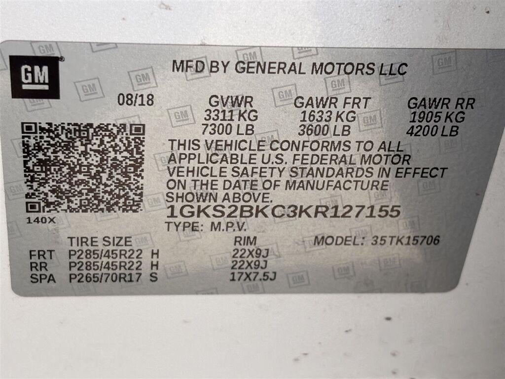 2019 GMC Yukon SLT