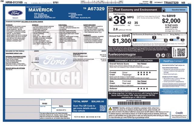 2026 Ford Maverick XL