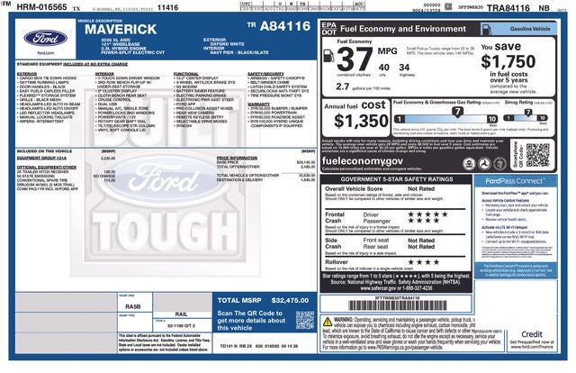 2026 Ford Maverick XL AWD's photo