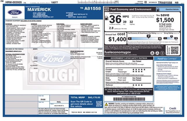 2026 Ford Maverick Lariat AWD's photo
