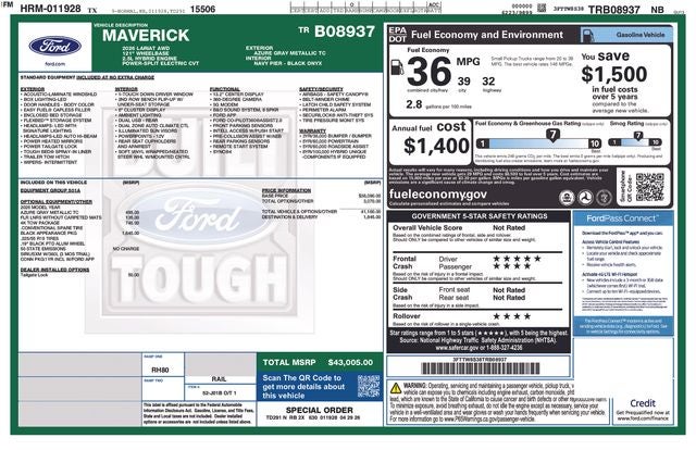 2026 Ford Maverick Lariat