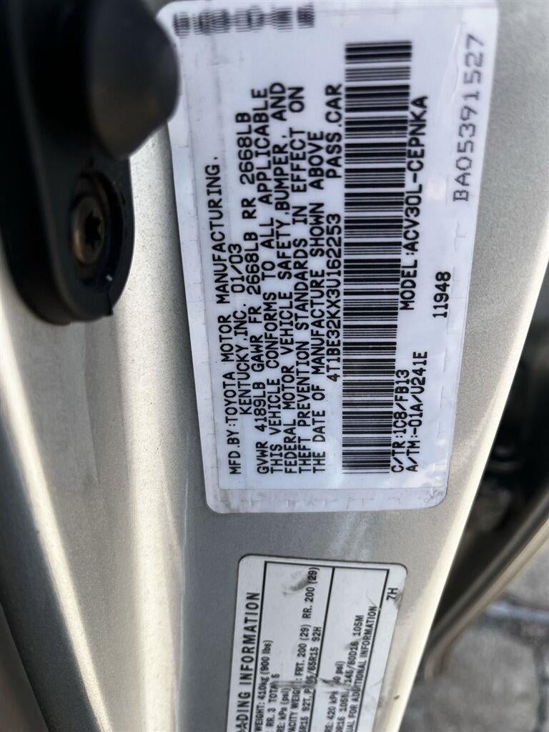 2003 Toyota Camry Base