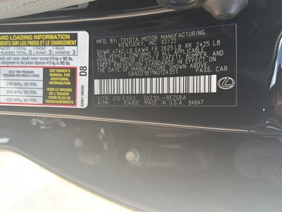 2022 Lexus Es ES 350