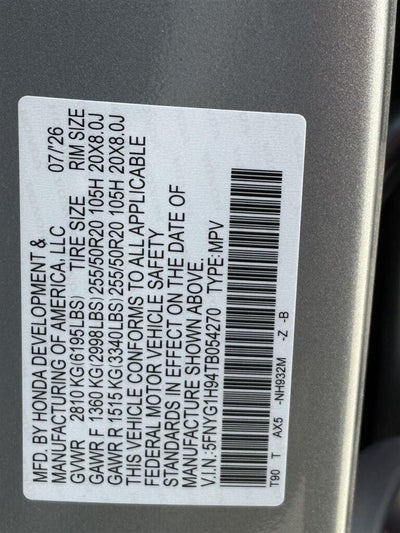 2026 Honda Pilot Black Edition