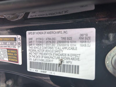 2020 Acura Rdx w/Tech