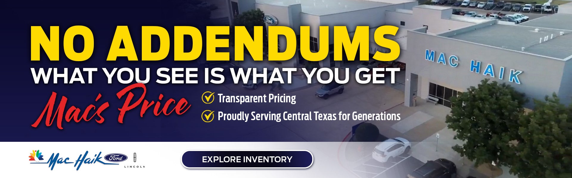 What you see is what you get at Mac Haik