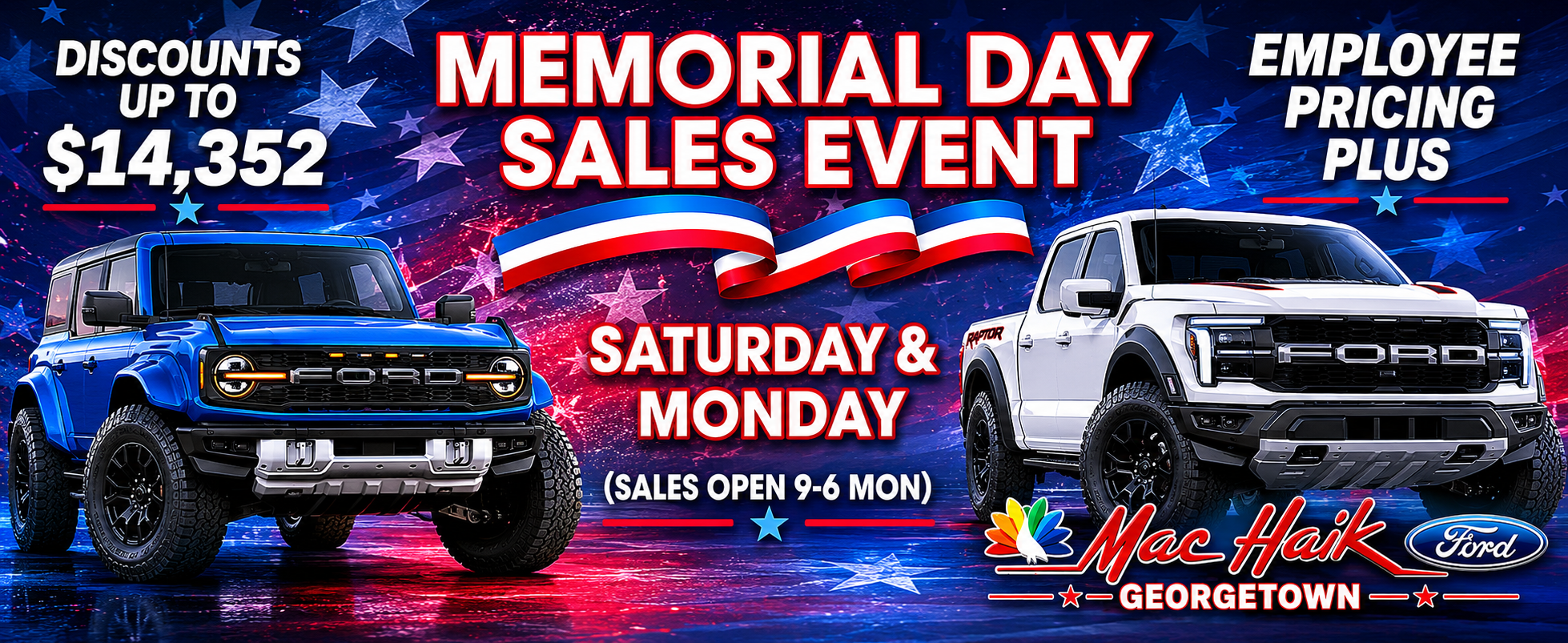 MEMORIAL DAY SALE
