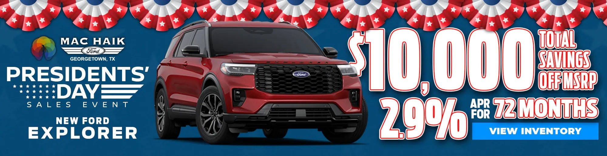 NEW FORD EXPLORER DEALS