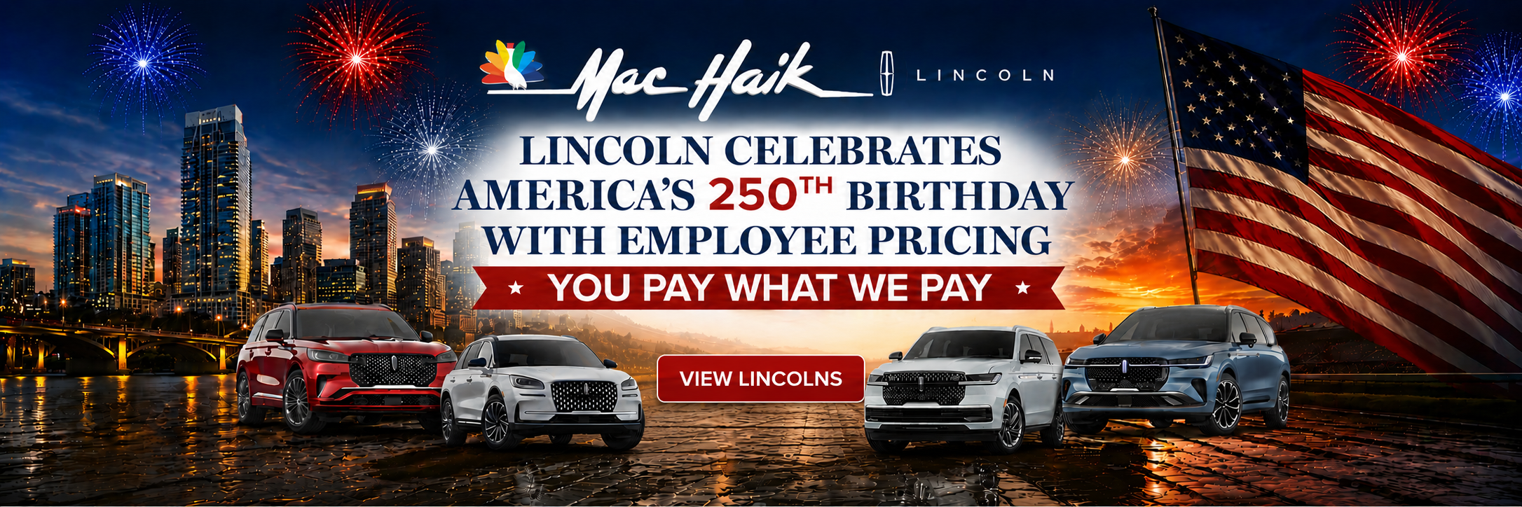 LINCOLN EMPLOYEE PRICING