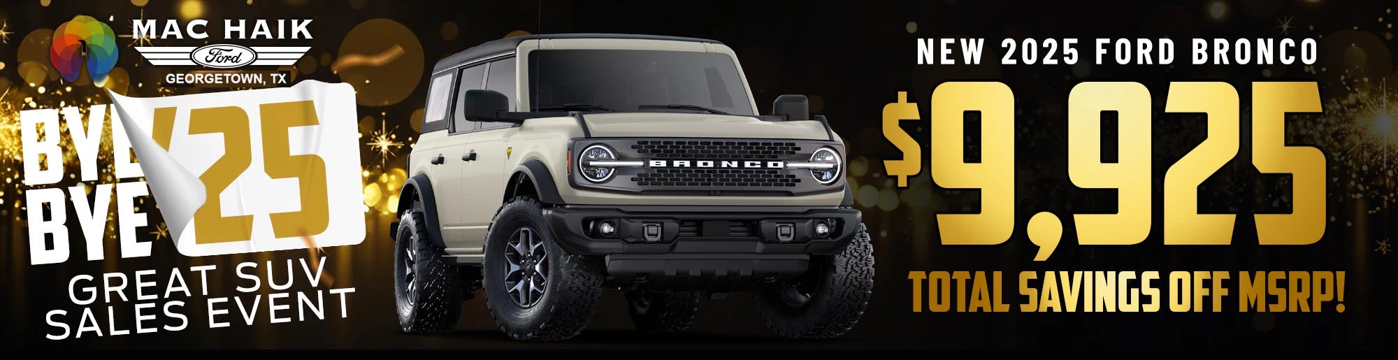 NEW FORD BRONCO
